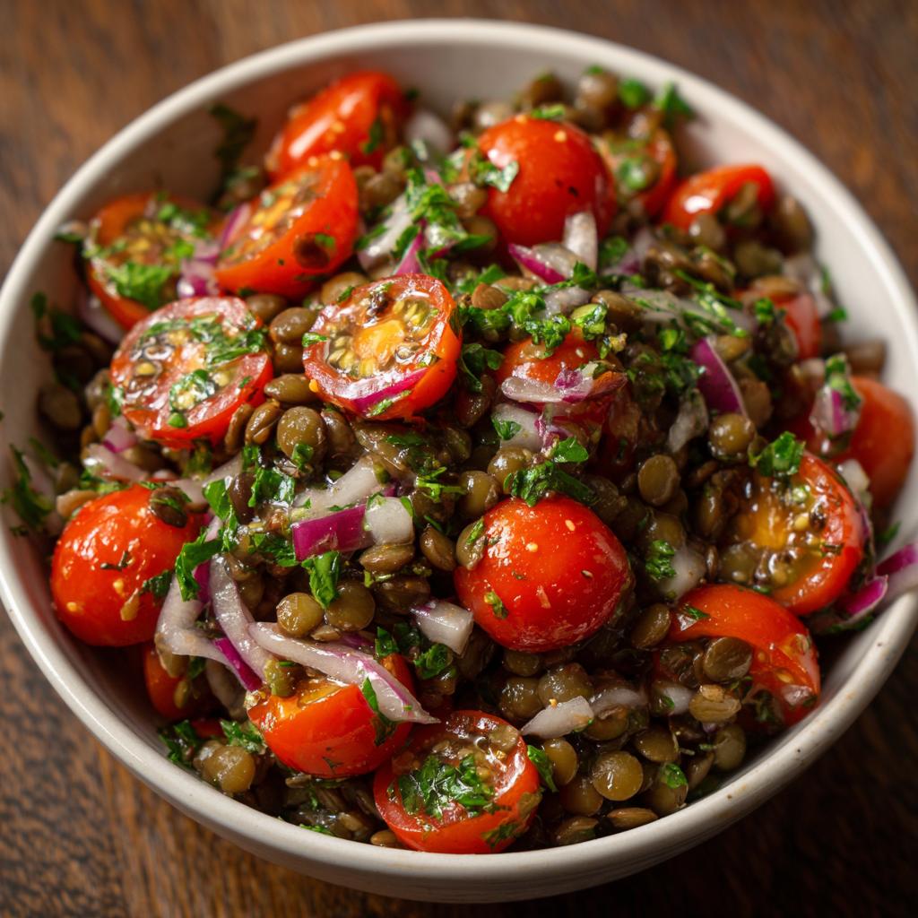 Salade de Lentilles aux Tomates Cerises et Citron Vert - detail 1