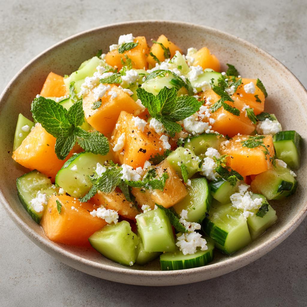 Salade de Melon, Concombre et Feta - detail 1