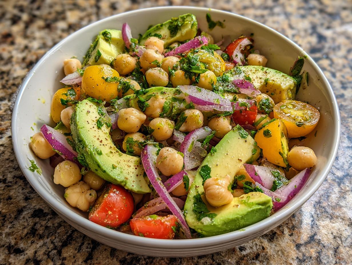 Salade de Pois Chiches, Avocat et Herbes - detail 1