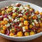 Salade de Pois Chiches aux Tomates Séchées et Fromage de Chèvre