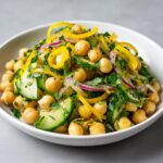 Salade de Pois Chiches et Concombre au Citron Confit