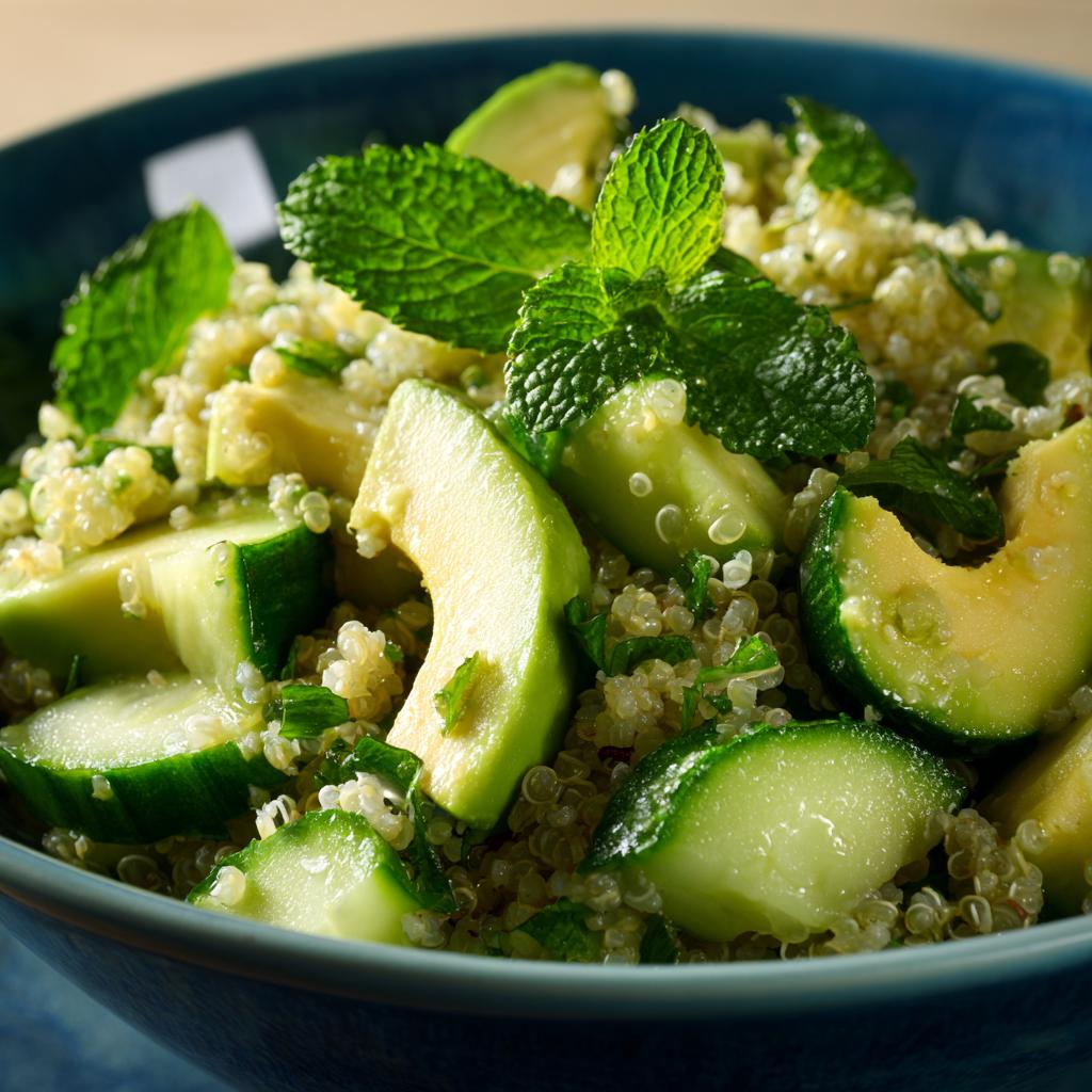 Salade de Quinoa, Avocat, Concombre et Menthe - detail 1