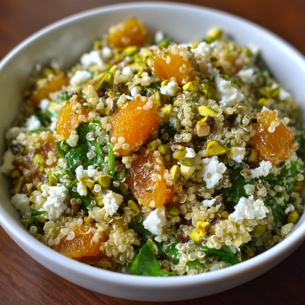 Salade de Quinoa aux Abricots, Feta et Pistaches - detail 1