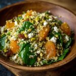 Salade de Quinoa aux Abricots, Feta et Pistaches