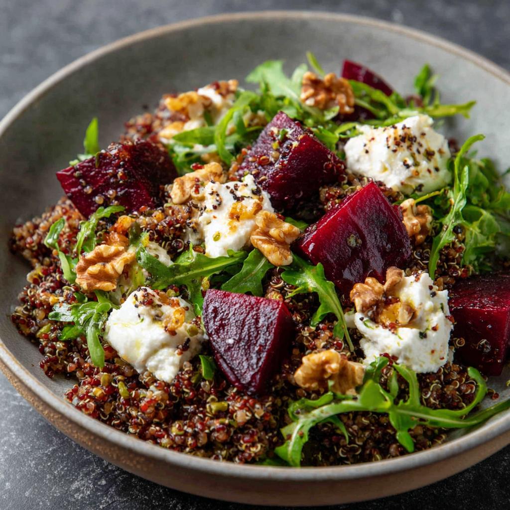 Salade de Quinoa aux Betteraves et Fromage de Chèvre Frais - detail 1