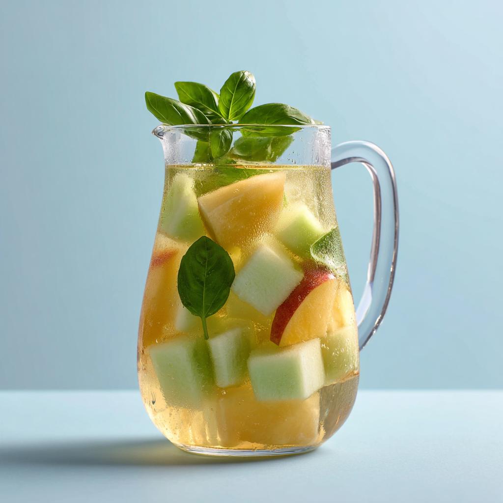 Sangria Blanche Melon Pêche et Basilic - detail 1