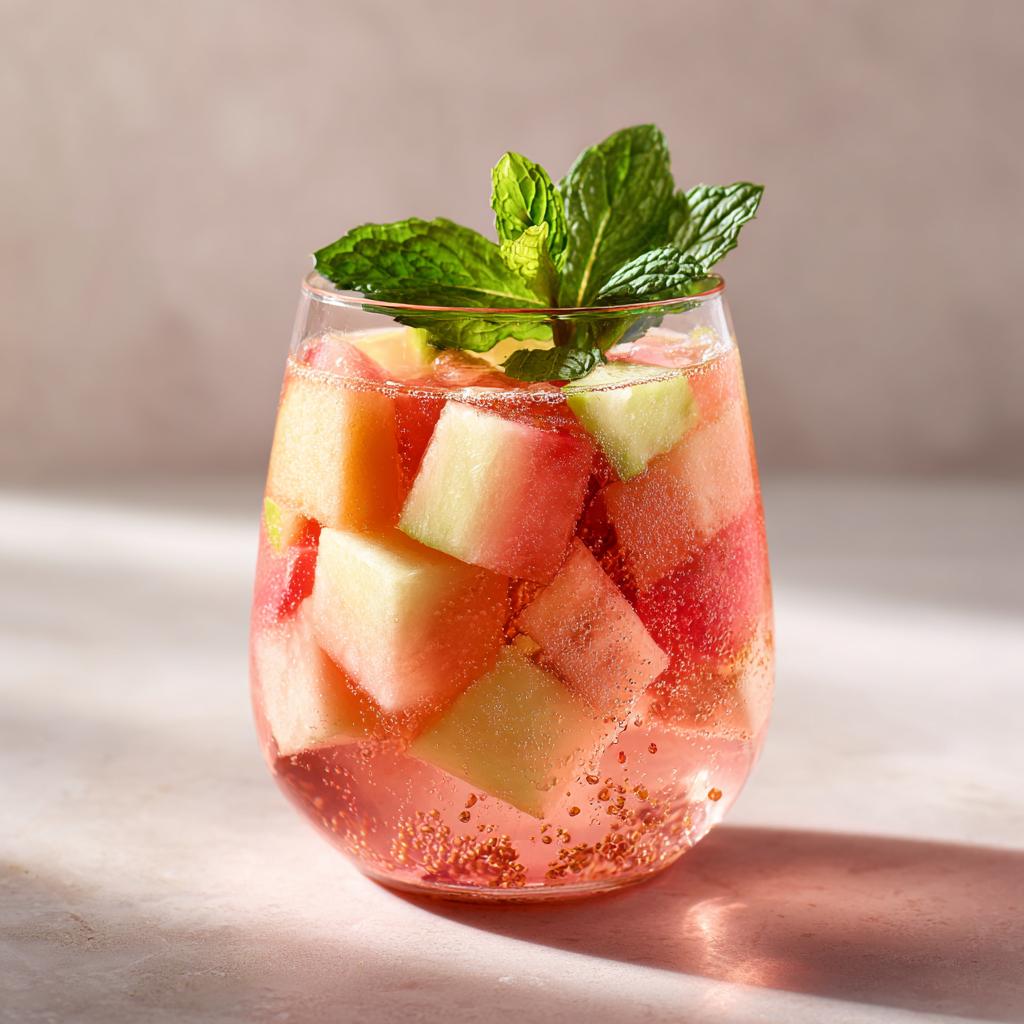 Sangria Rosé avec Melon, Galia et Abricot - detail 1