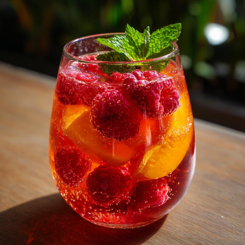Sangria Rosée à l'Abricot Framboise