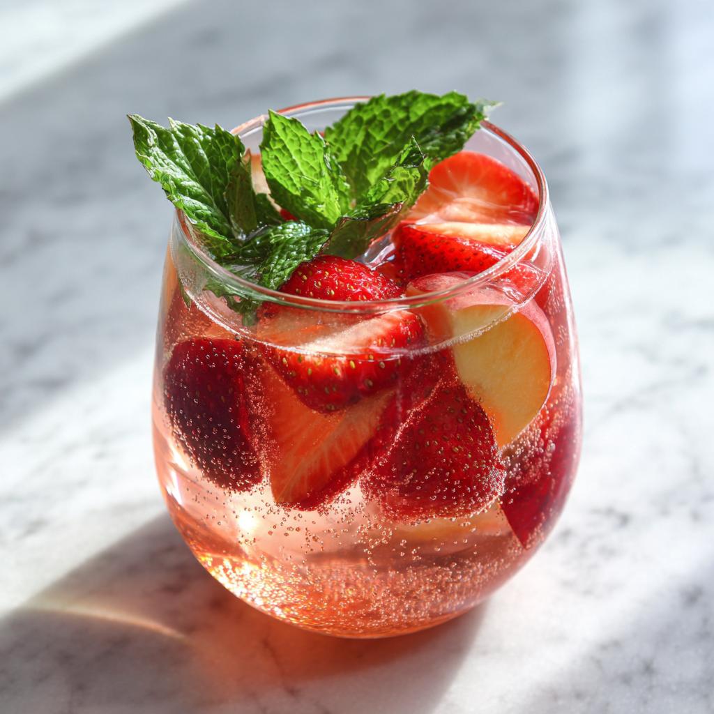 Sangria Rosée à la Fraise Pêche