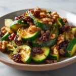 Sauté de Courgettes aux Raisins, Noix et Épices Douces