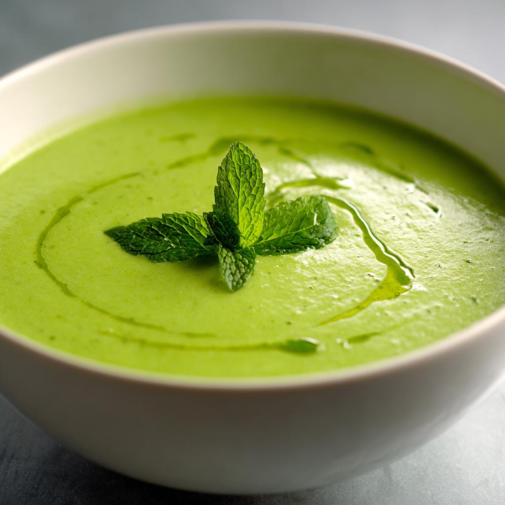 Soupe froide de courgettes à la menthe - detail 1