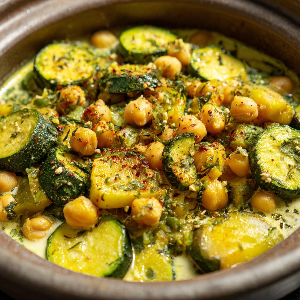 Tajine Courgettes Pois Chiches Coco