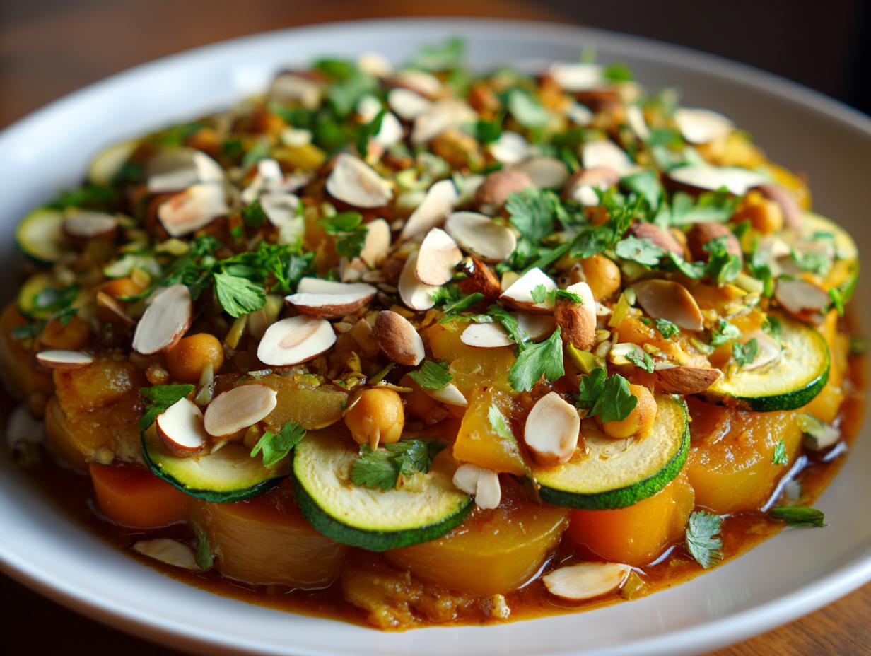 Tajine aux Abricots, Courgettes et Pois Chiches