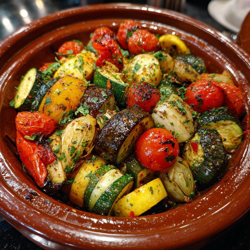 Tajine de Légumes d'Été Rôtis