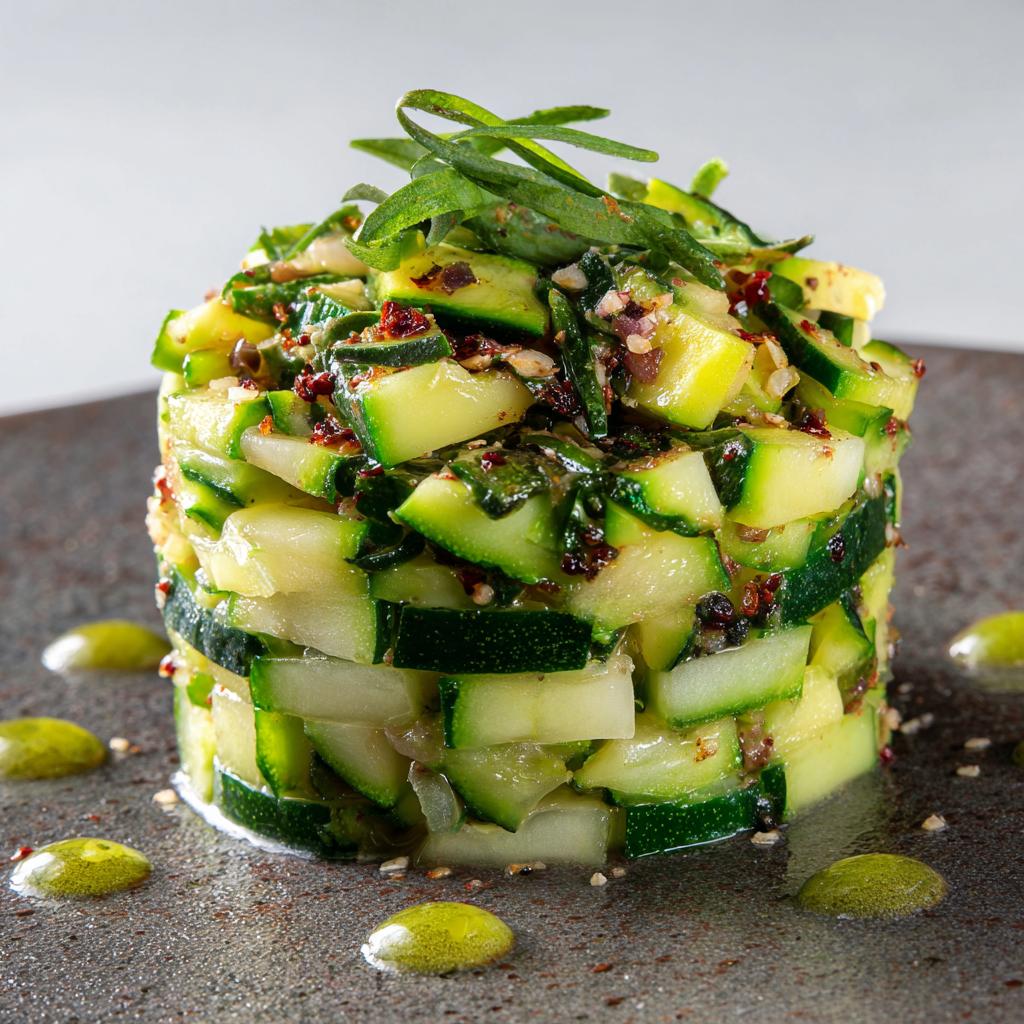 Tartare de Légumes avec Courgette et Avocat - detail 1