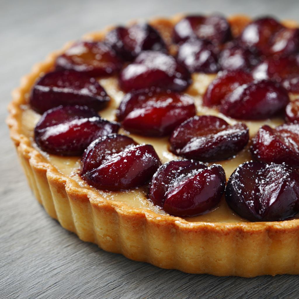 Tarte Flamande aux Prunes