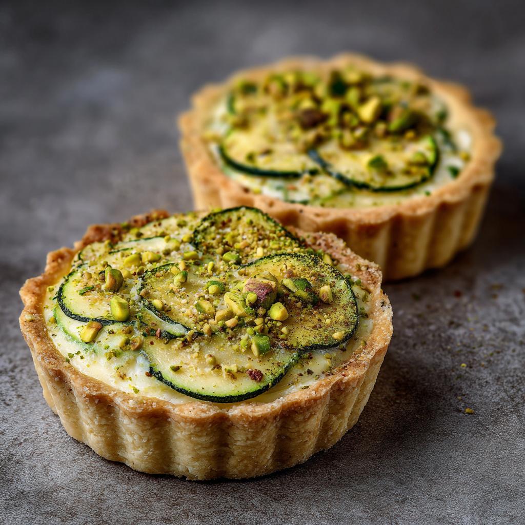 Tartelette Fraîche Courgette Ricotta Pistache - detail 1