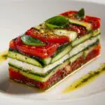 Terrine de Courgettes, Fromage de Chèvre et Tomates