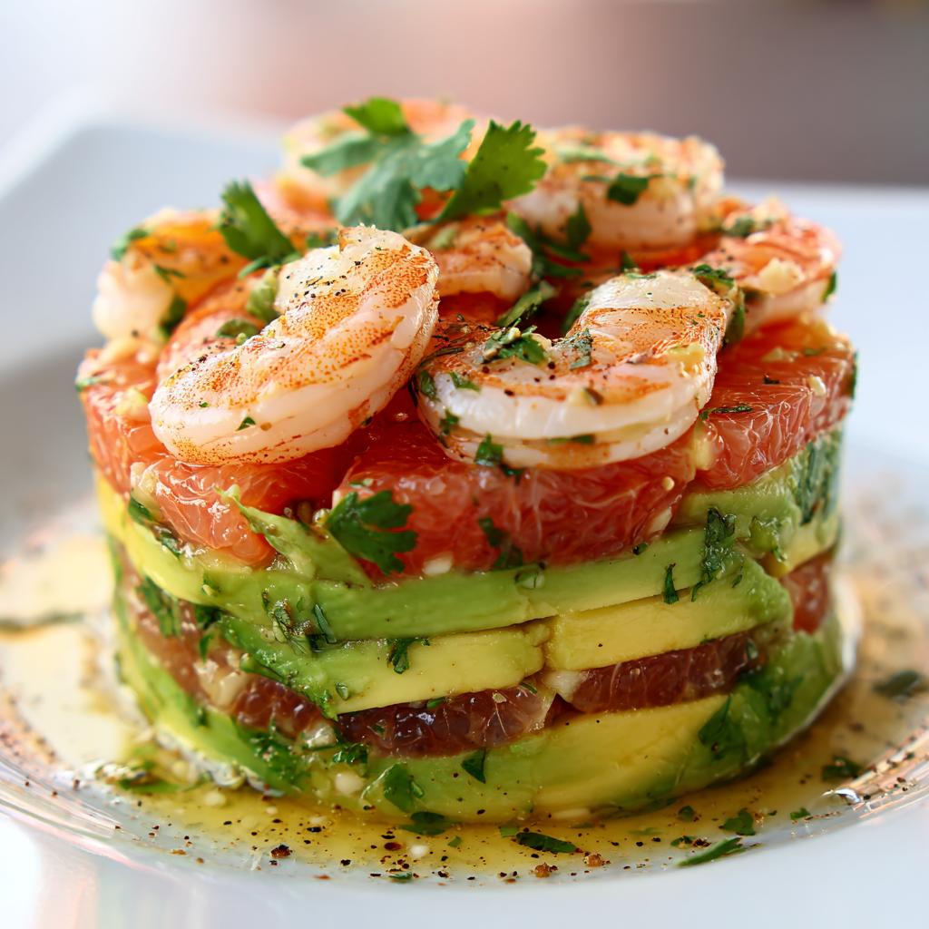 Timbale Avocat Pamplemousse Crevettes - detail 1
