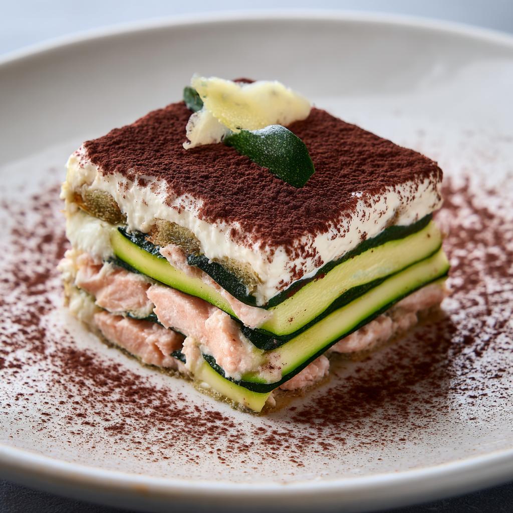 Tiramisu de Courgette et Saumon Frais - detail 1