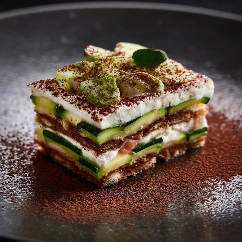 Tiramisu de Courgettes au Saumon Fumé