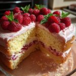 Gâteau d’anniversaire à la framboise