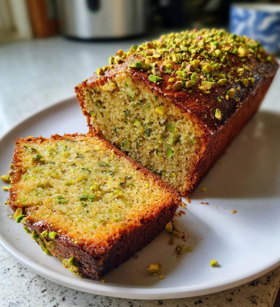 Gâteau d’anniversaire à la pistache