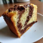 Gâteau d’anniversaire marbré vanille-chocolat