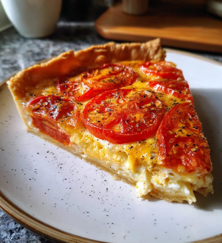 tarte a la tomate et moutarde