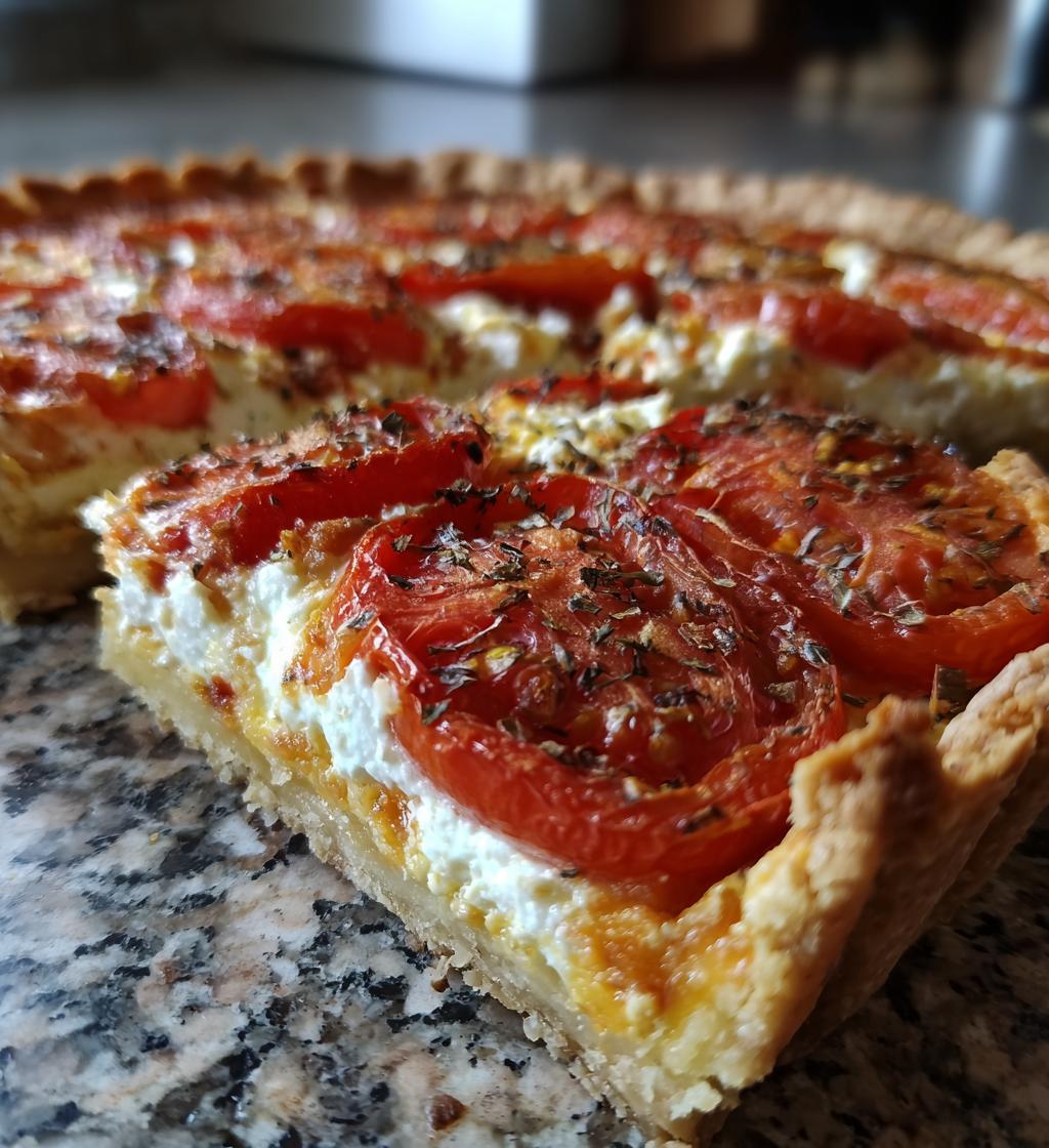 tarte à la tomate