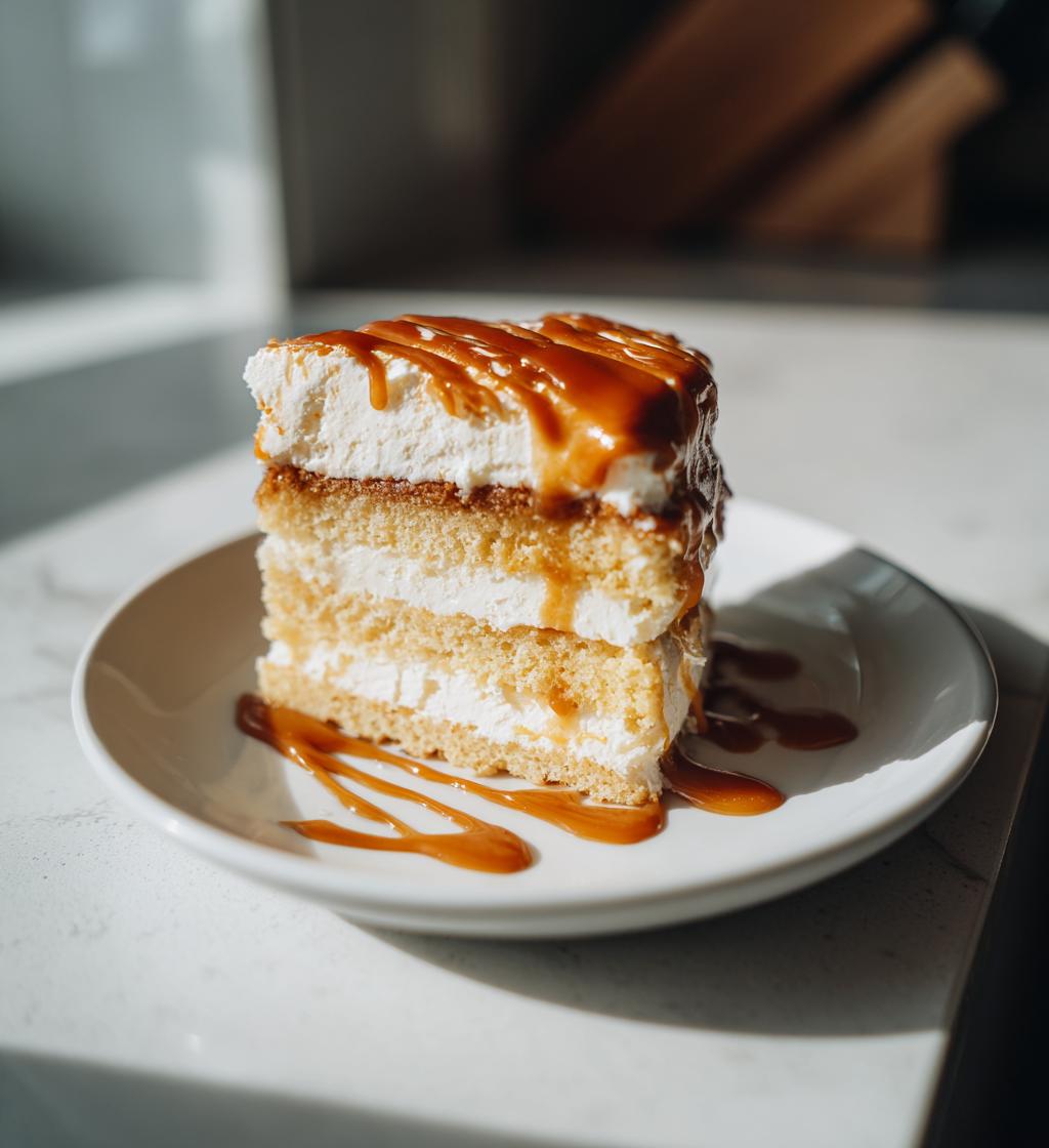 Bento cake au café et caramel beurre salé