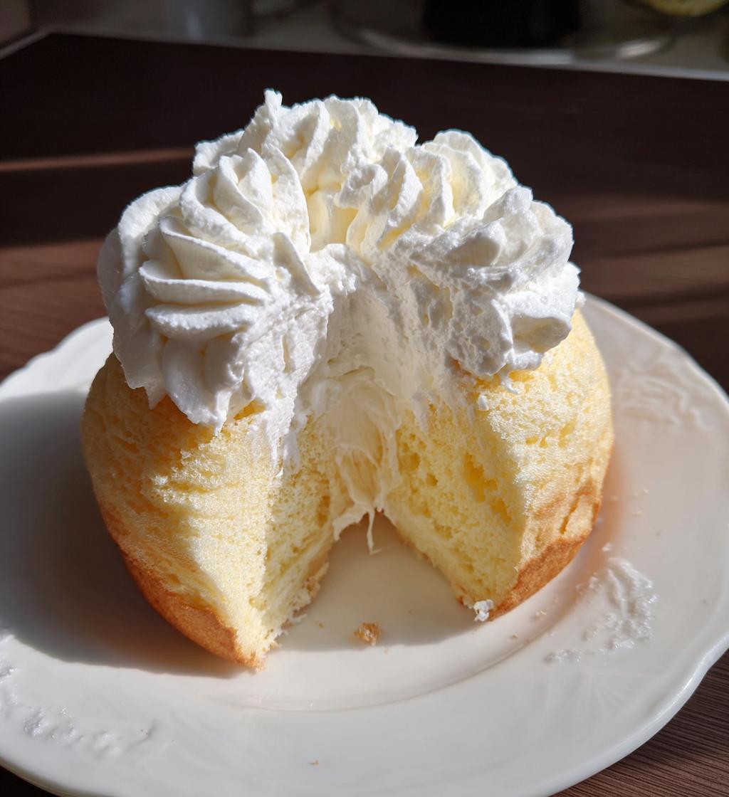 Bento cake à la vanille et crème chantilly