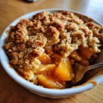 Crumble aux pommes et flocons d’avoine
