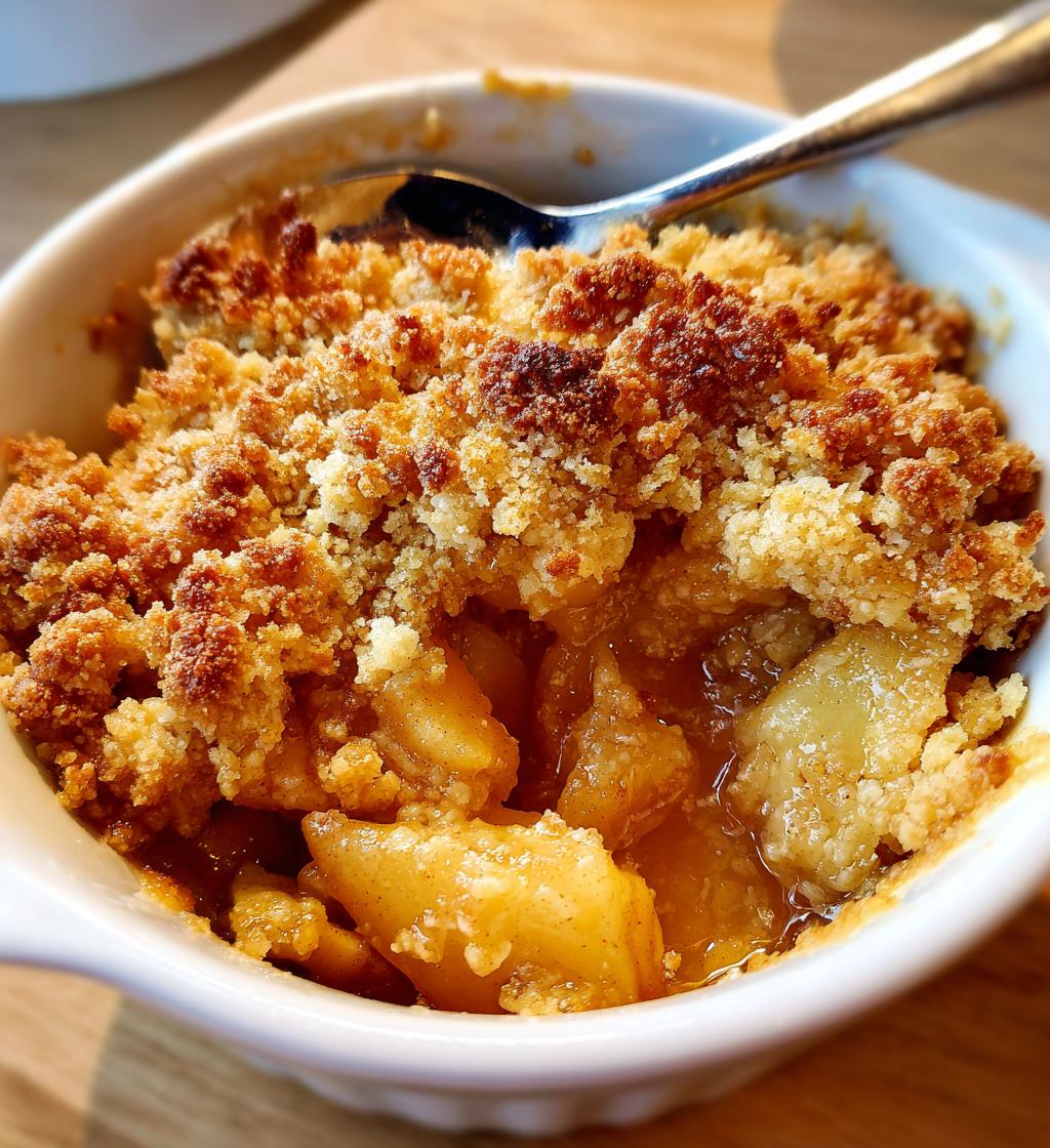 Crumble aux pommes façon grand-mère