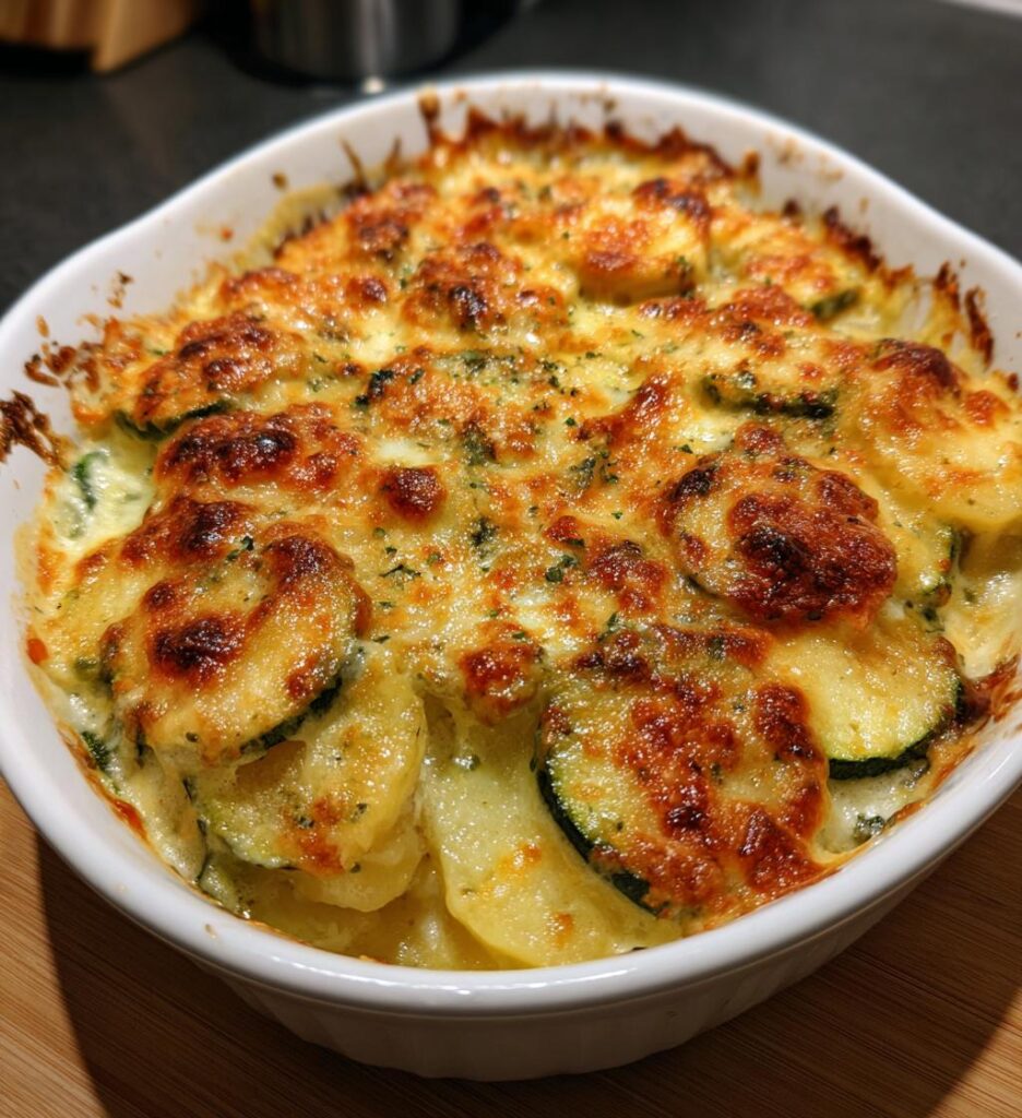 Gratin de courgettes et de pommes de terre