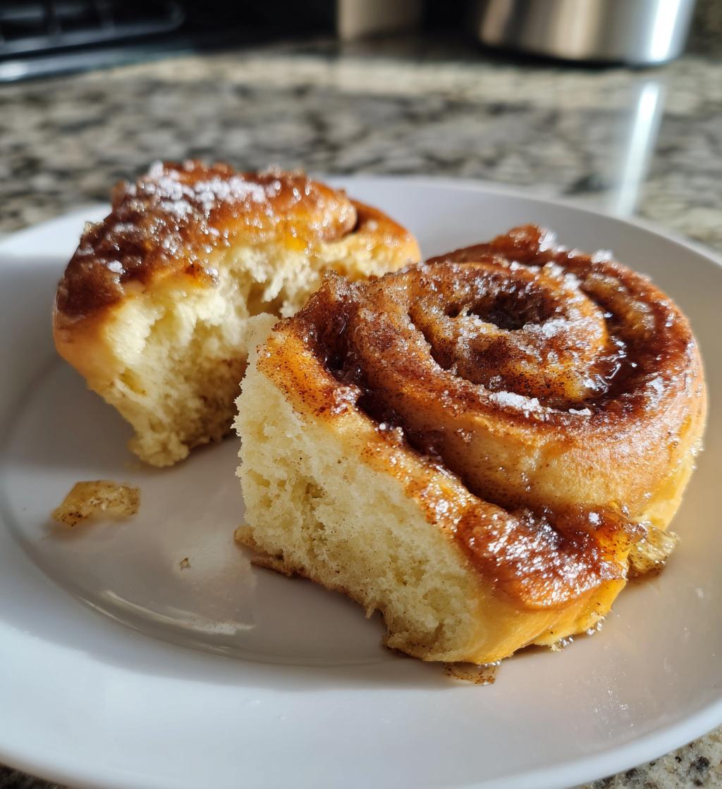 Roulés à la cannelle et aux pommes caramélisées