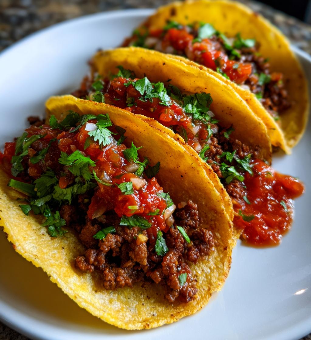 Tacos mexicains traditionnels