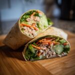 Wraps au thon et crudités
