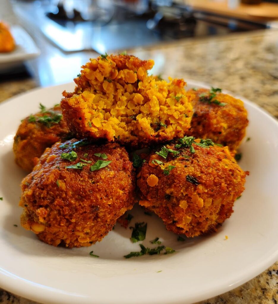 boulettes vegetariennes potimarron lentilles