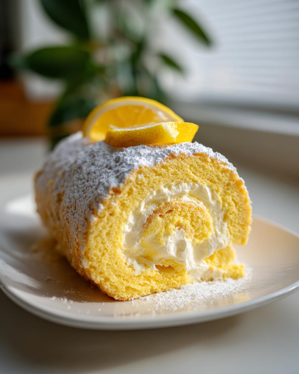 buche de noel citron meringué