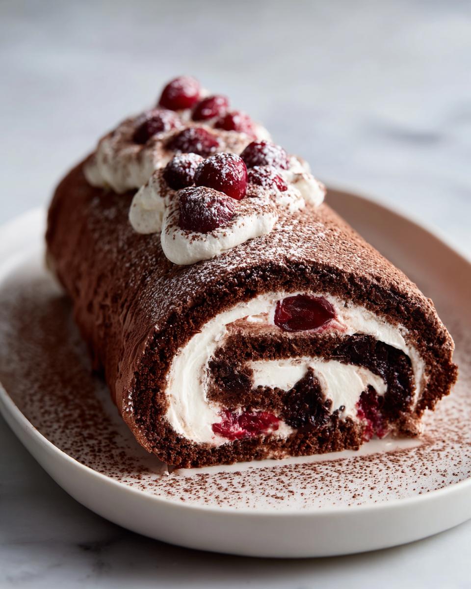 buche de noel foret noire