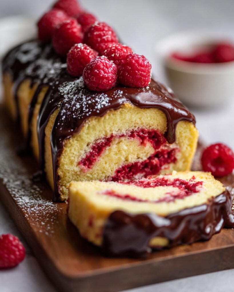 buche de noel framboise
