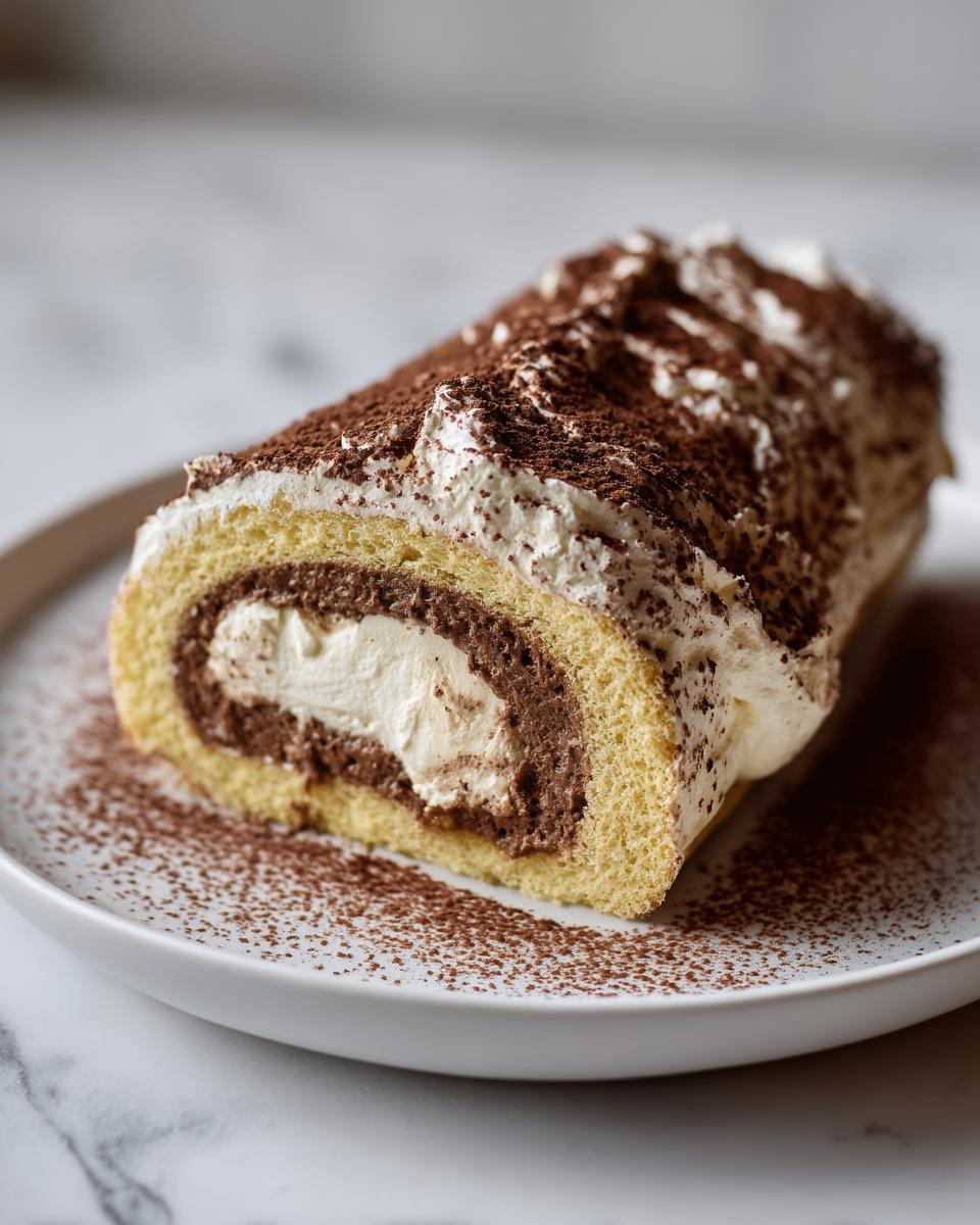 buche de noel tiramisu