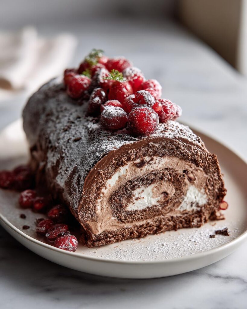 buche glacee noel