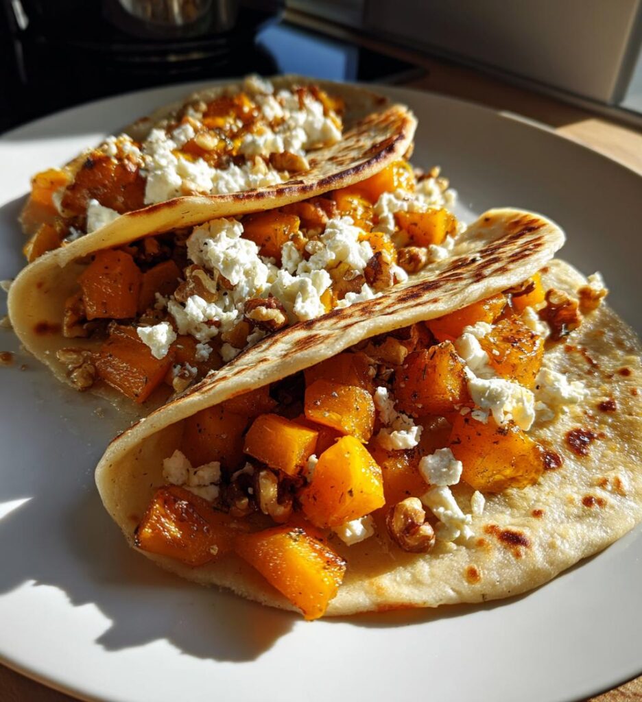 butternut roti au miel feta et noix 2