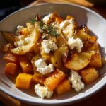 butternut rotie pommes caramelisees chevre