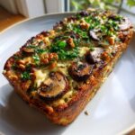 cake aux champignons comte noisettes persil