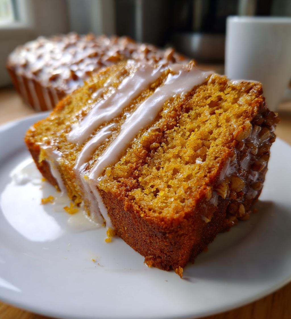 cake potimarron et noix de pecan glacage