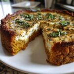 cheesecake sale a la courge chevre herbes