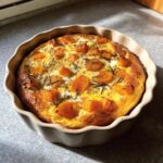 clafoutis sale butternut rotie ricotta romarin